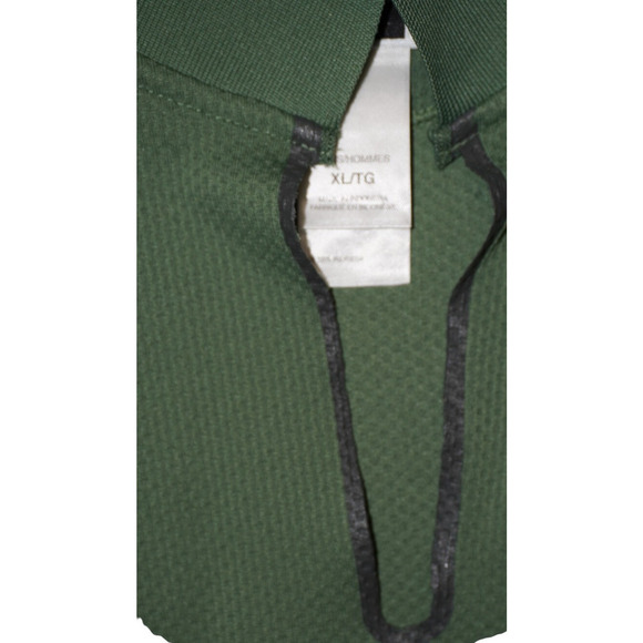 The North Face Solid Green Casual Short Sleeve Polo Shirt - Men's Size Large - Picture 4 of 6